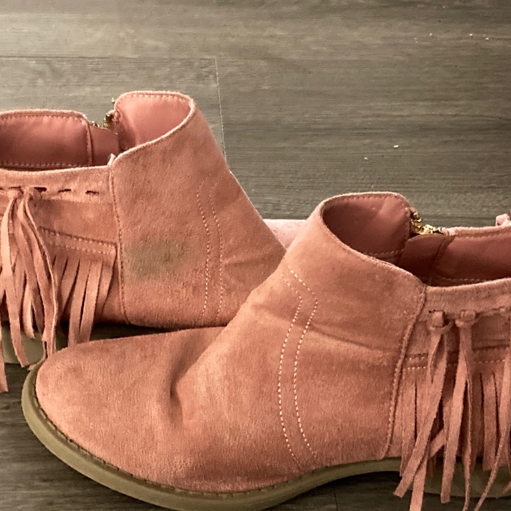 Pink boots
